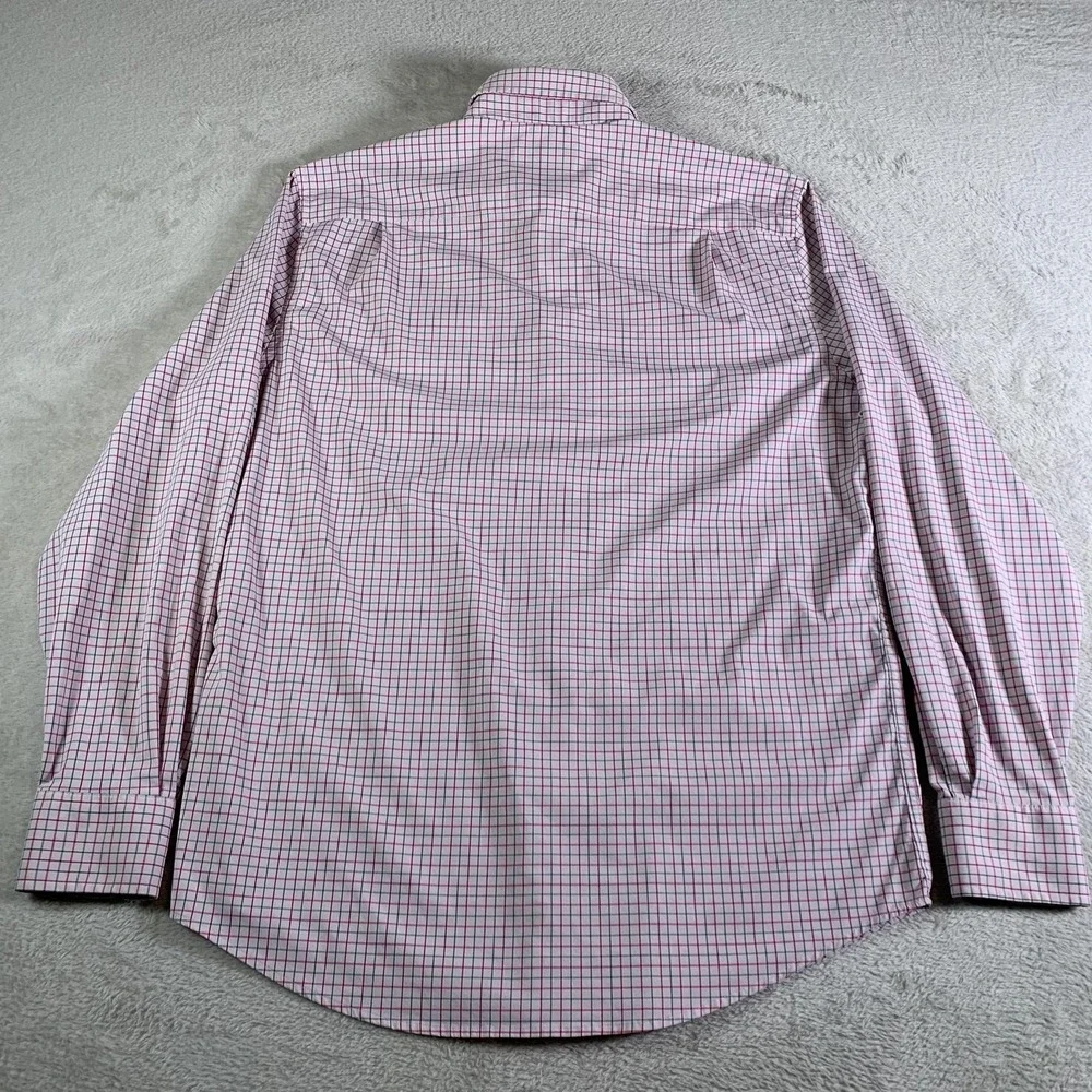 Southern Tide Shirt‎ Mens Medium Red Check Intercoastal Stretch Button Down LS